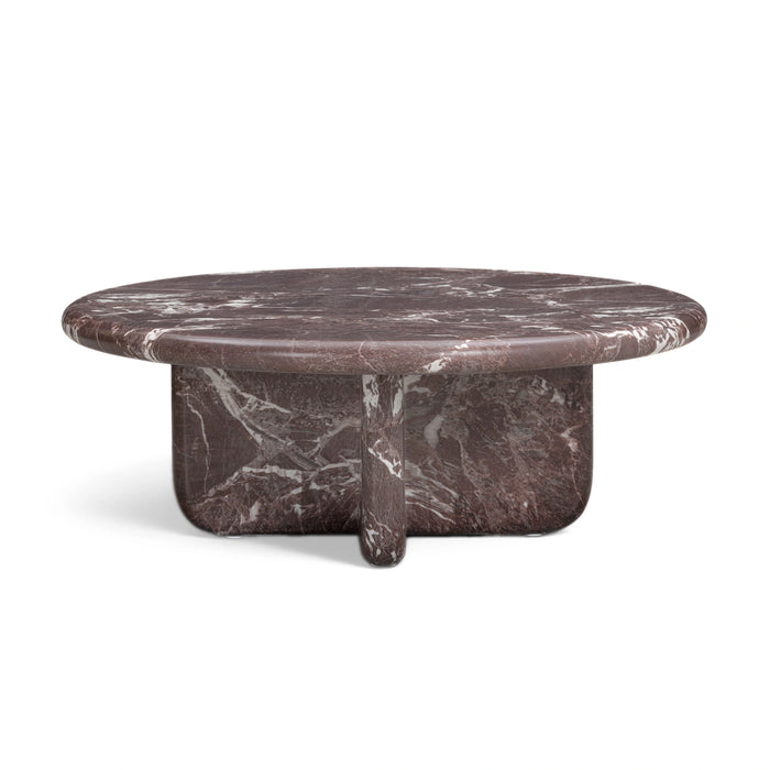 Juju Faux Marble Indoor/Outdoor Round Coffee Table (24"-32")