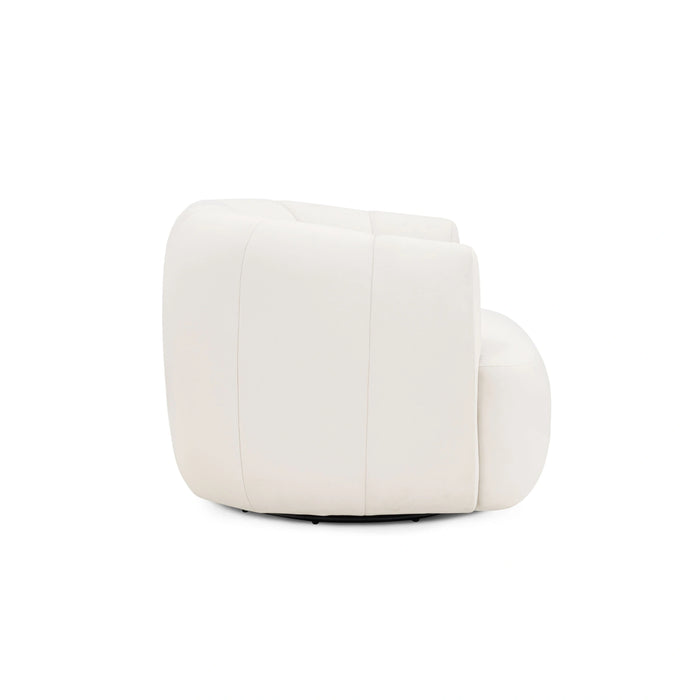 Jasmine Performance Velvet Swivel Accent Chair