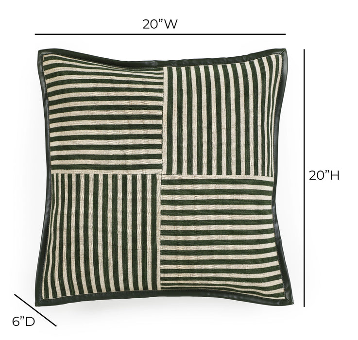 Kora 20" Cotton Jute Contract-Grade Throw Pillow