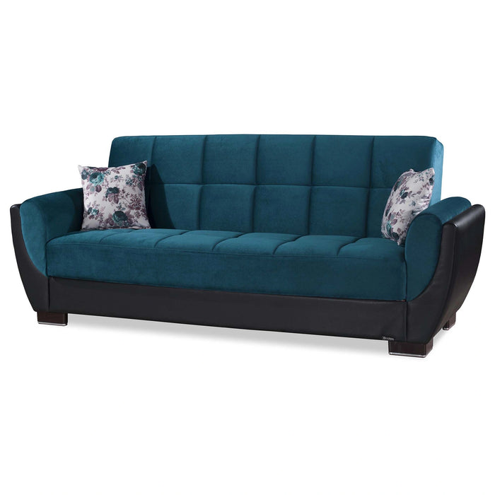 Ottomanson Armada Air Collection Upholstered Convertible Sofabed with Storage