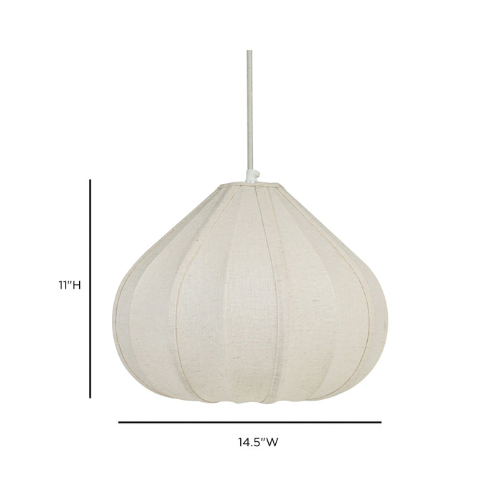 Zubeda Cotton Teardrop Pendant Lamp
