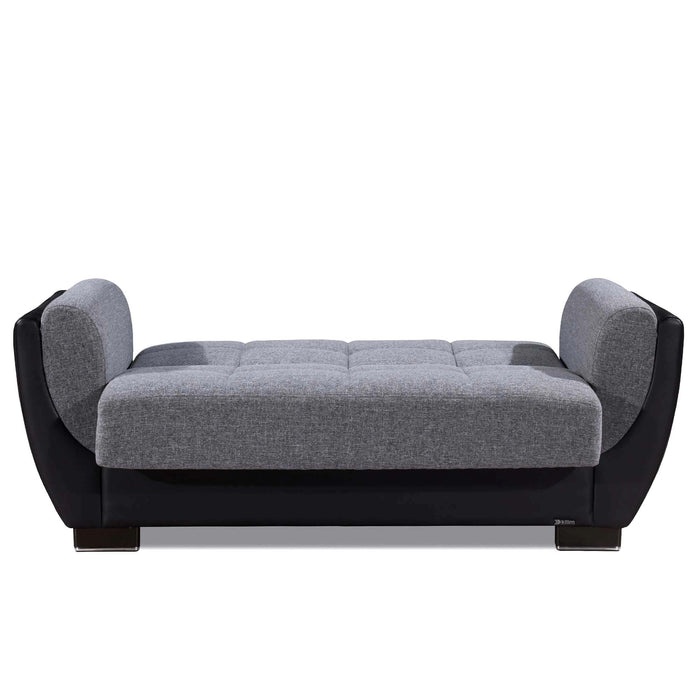 Ottomanson Armada Air Collection Upholstered Convertible Loveseat with Storage