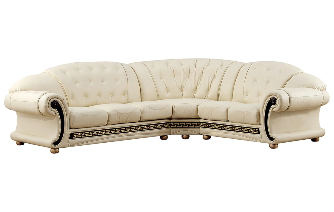 ESF Furniture Apolo Sectional Right Facing in Ivory