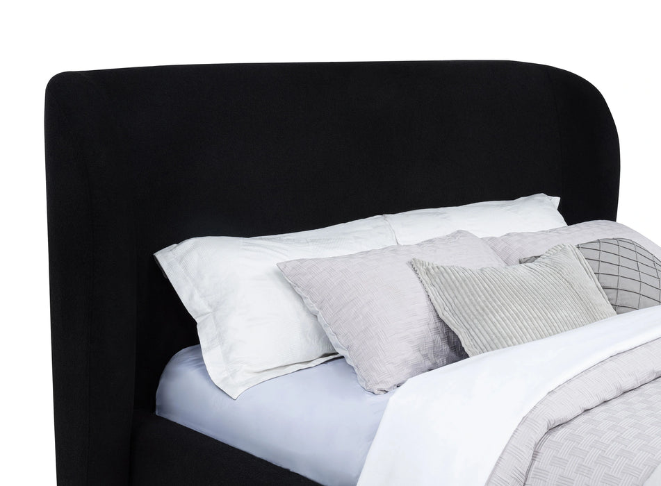 Blaire Upholstered Wingback Platform Bed