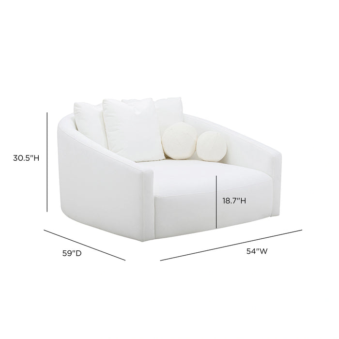 Hanim 54" Performance Boucle Daybed