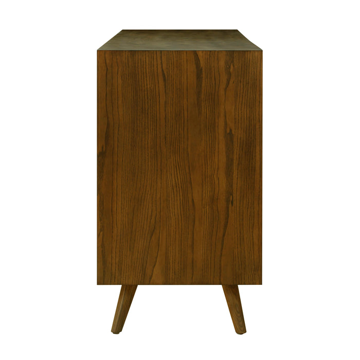 Emery 62" Walnut 6-Drawer Dresser