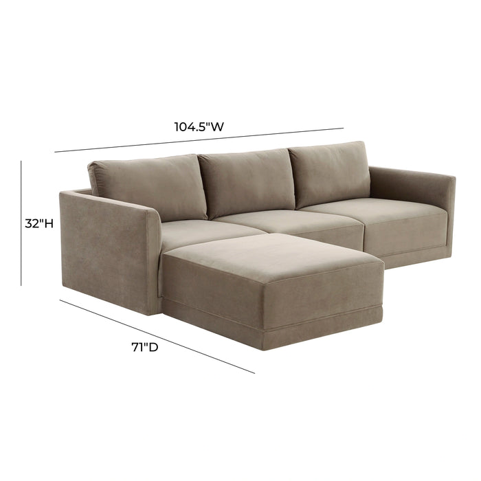 Willow 4-Piece Sectional