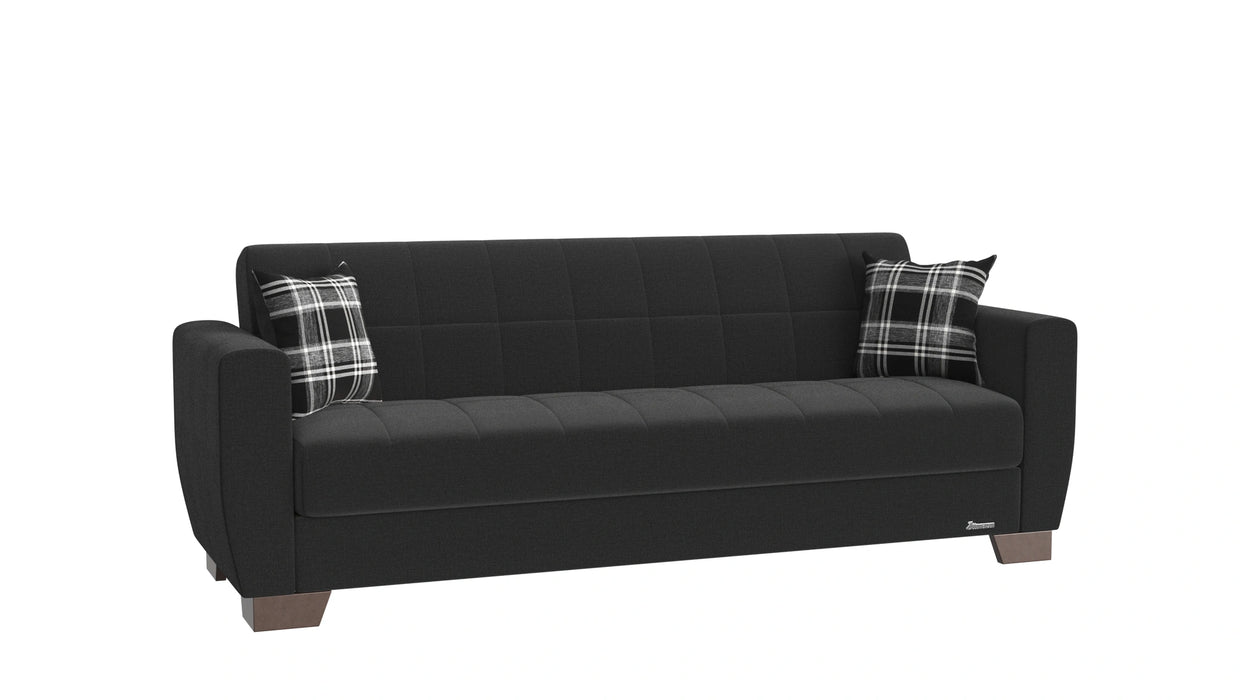 Ottomanson Barato Collection Upholstered Convertible Sofabed with Storage