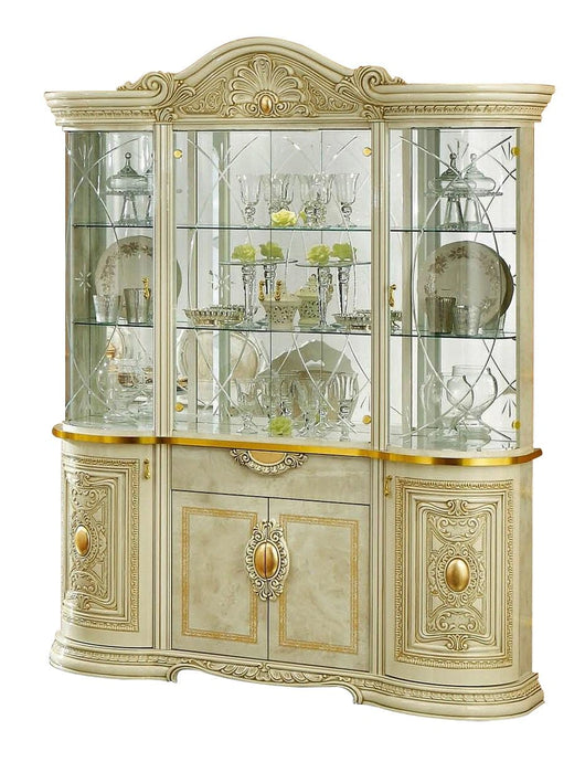 ESF Furniture Leonardo 4-Door China in Ivory