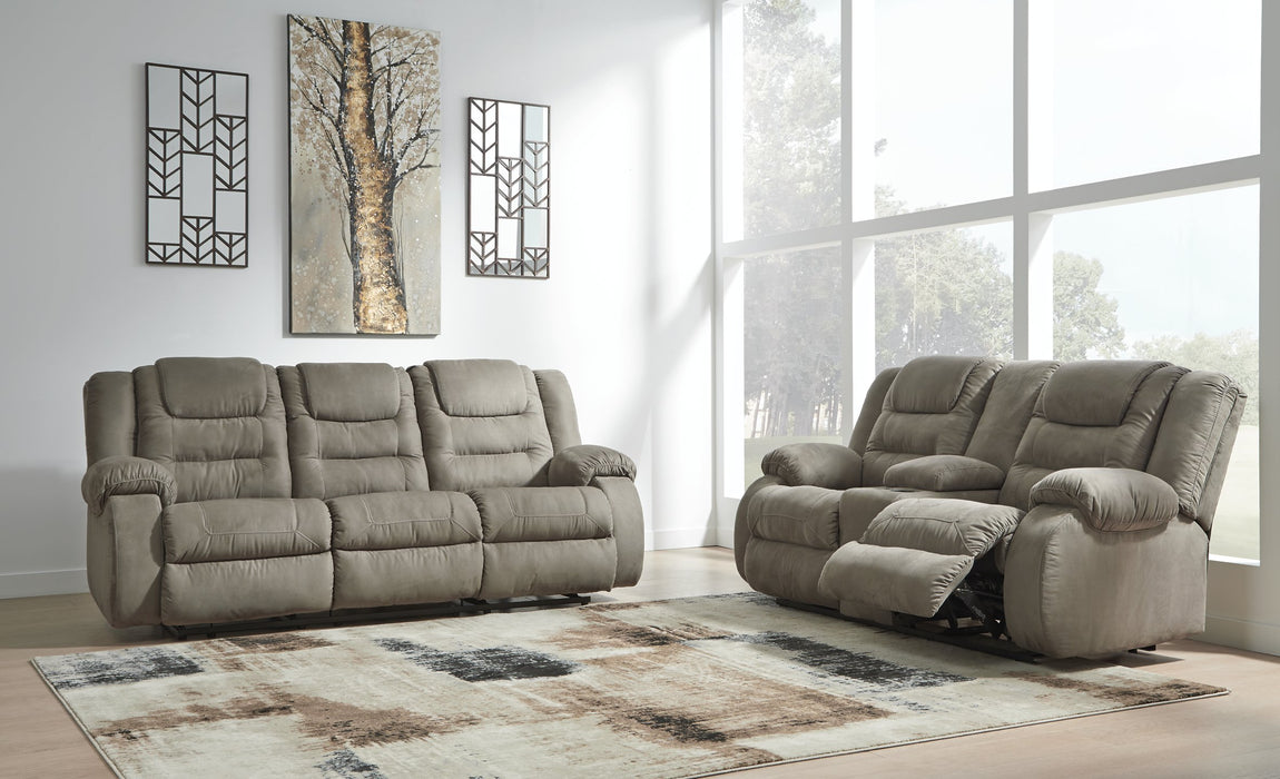 McCade Reclining Loveseat with Console - Home And Beyond