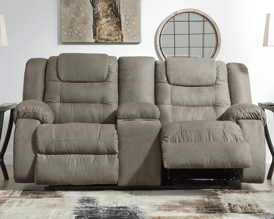 McCade Reclining Loveseat with Console - Home And Beyond