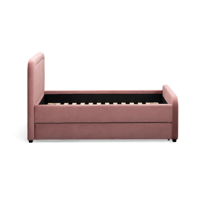 Briella Performance Velvet Trundle Bed in Twin