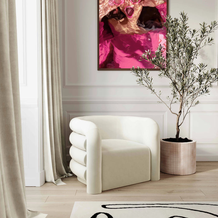 Curves Performance Velvet Lounge Chair