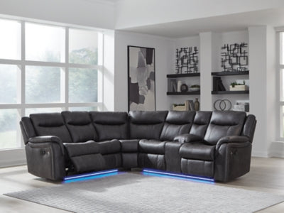 Sultan Meadow Reclining Sectional - Home And Beyond