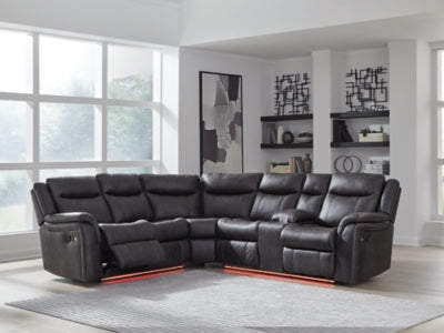 Sultan Meadow Reclining Sectional - Home And Beyond