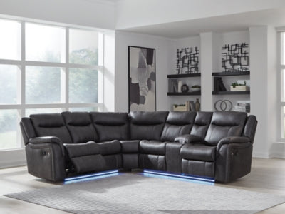 Sultan Meadow Reclining Sectional - Home And Beyond