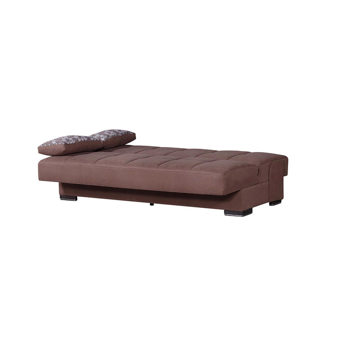 Ottomanson Soho Collection Upholstered Convertible Sofabed with Storage