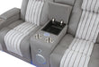 U8000 Grey Pwr Rec Sofa/Pwr Con Rec Loveseat/Pwr Recliner W/PHR