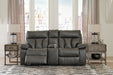 Willamen Reclining Loveseat with Console - Home And Beyond