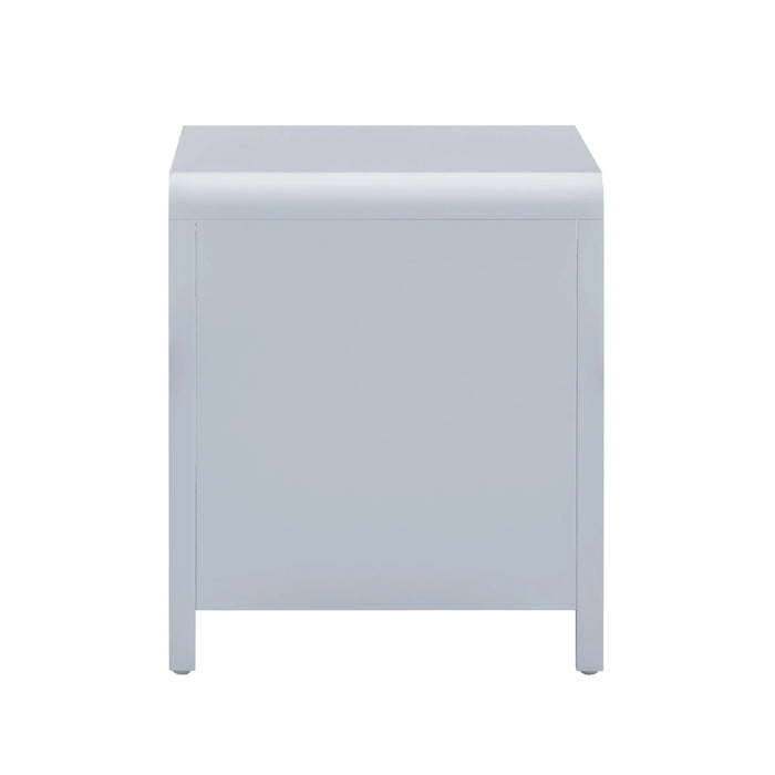 Patty 28" Rattan 2 Drawer Nightstand