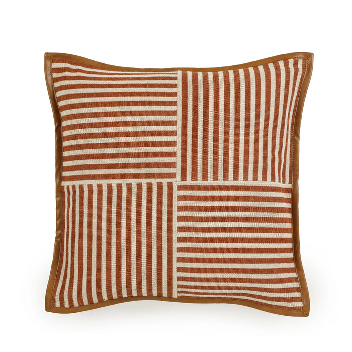 Kora 20" Cotton Jute Contract-Grade Throw Pillow