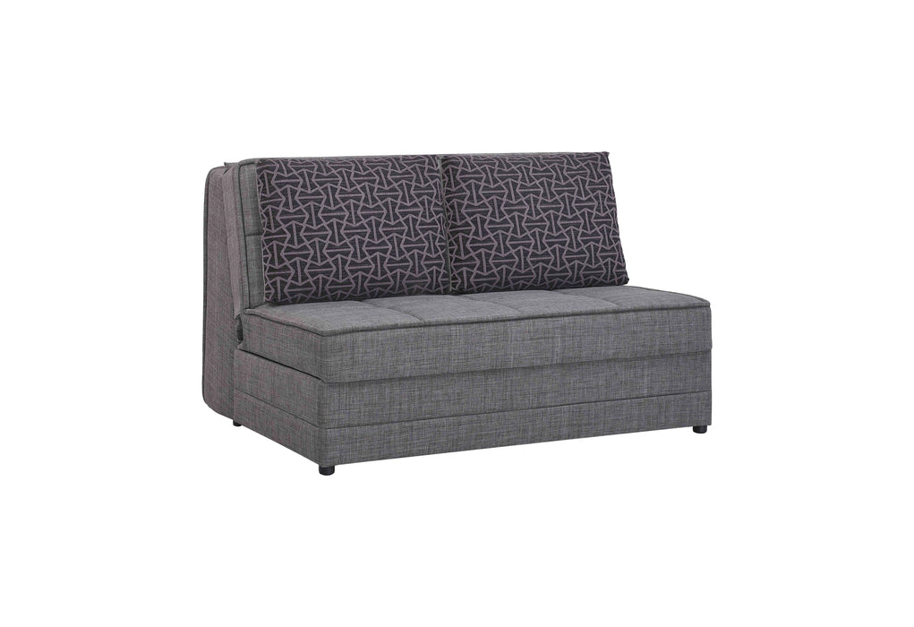 Ottomanson Studio Collection Upholstered Convertible Loveseat with Storage