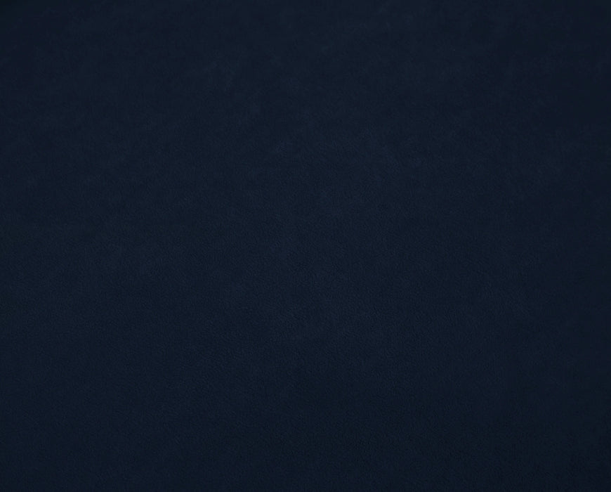 Cozy Navy Velvet Ottoman