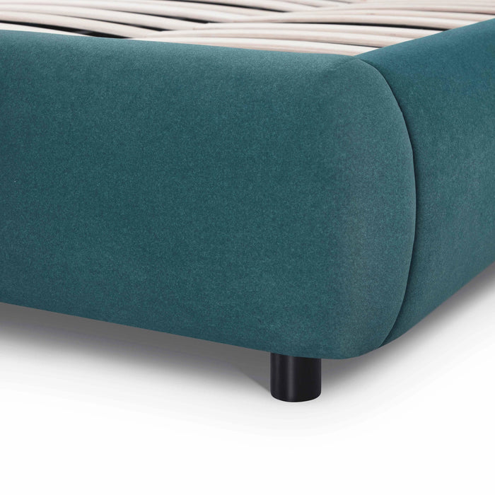 Mel Performance Faux Mohair Velvet Bed