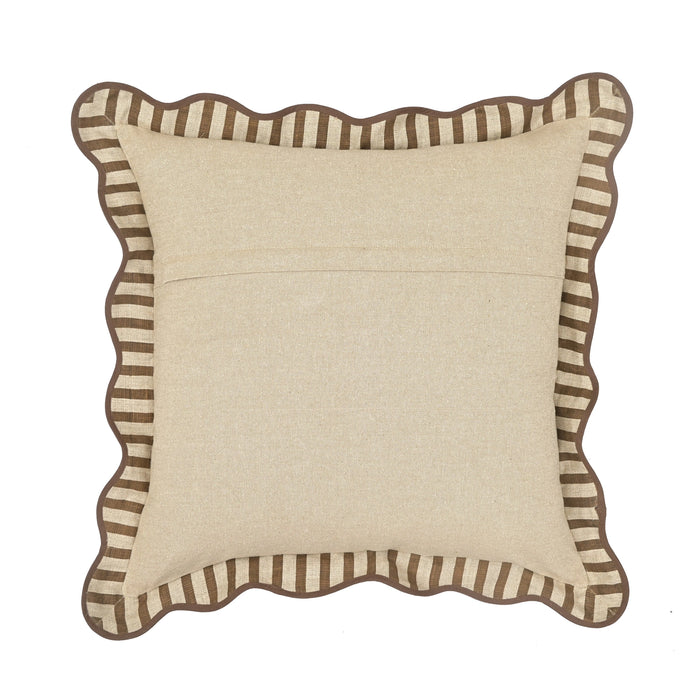 Striped 20" Linen Throw Pillow
