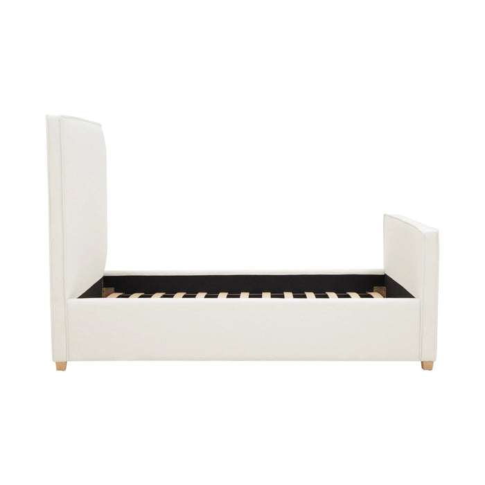 Bristol Park Ivory Contract-Grade Fabric Upholstered Bed