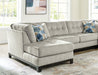 Maxon Two Piece Sectional LAF STONE - Home And Beyond