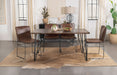 Topeka Dining Set Mango Cocoa and Gunmetal image