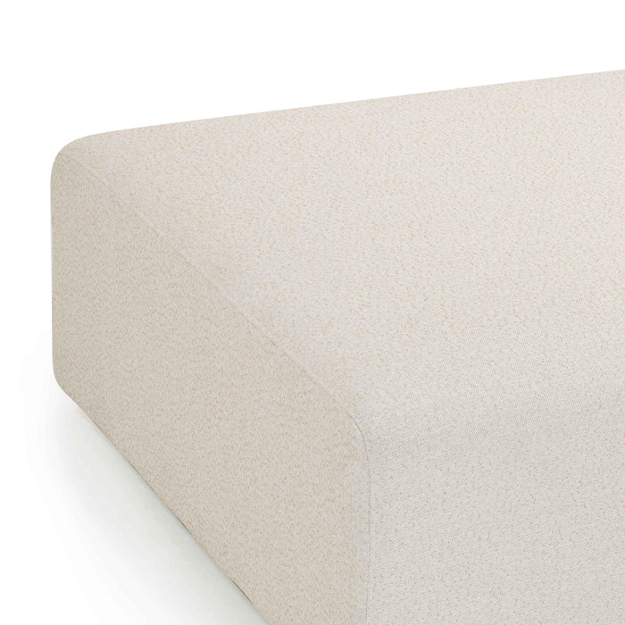 Hangover Cream Performance Fabric Outdoor Ottoman