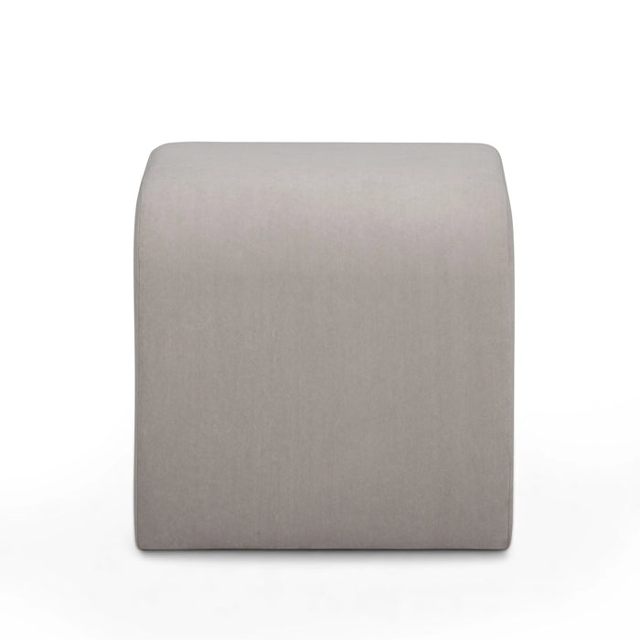 Desi Performance Velvet Ottoman