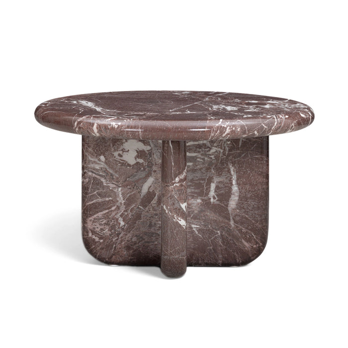 Juju Faux Marble Indoor/Outdoor Round Coffee Table (24"-32")