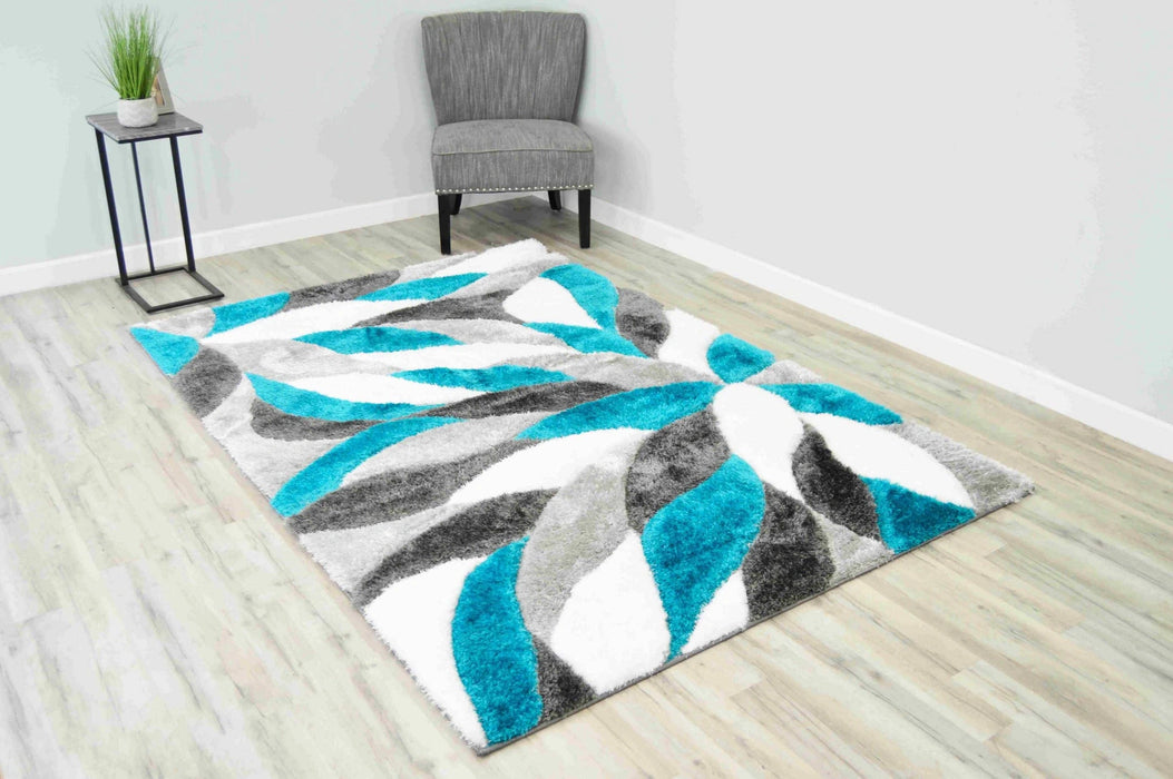 4D Shaggy Rug Design 6994