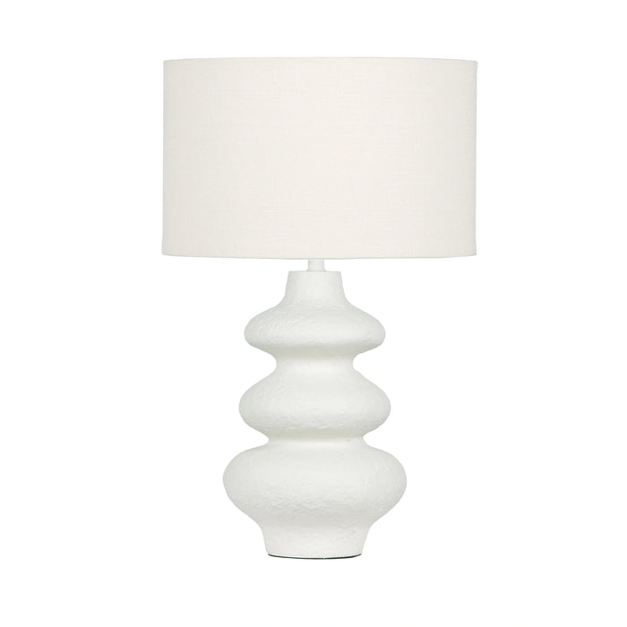 Riviera Cream Textured Table Lamp