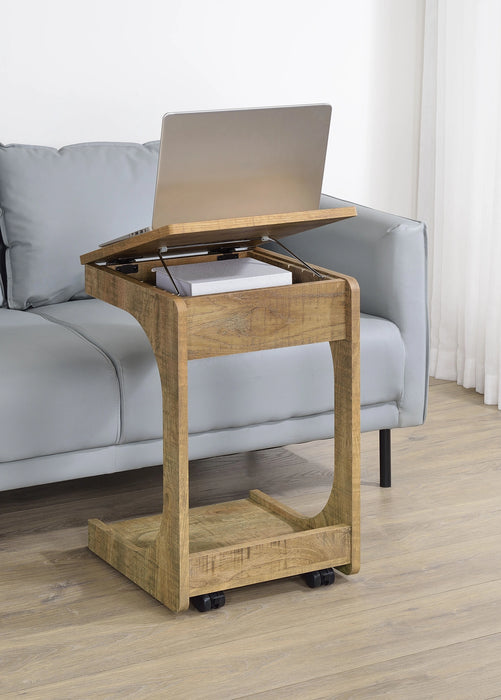 Ralston Lift-Top Side Table with Casters