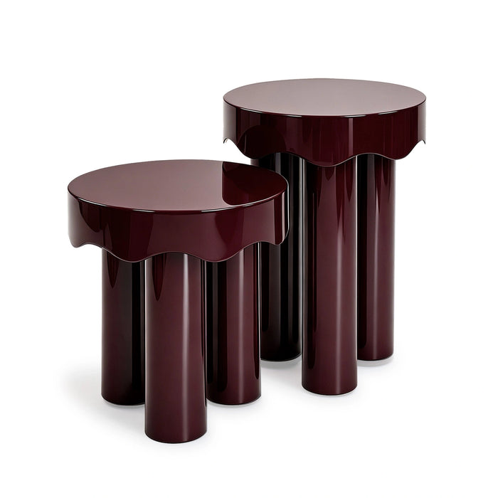 Casper High Gloss Nesting Side Table Set