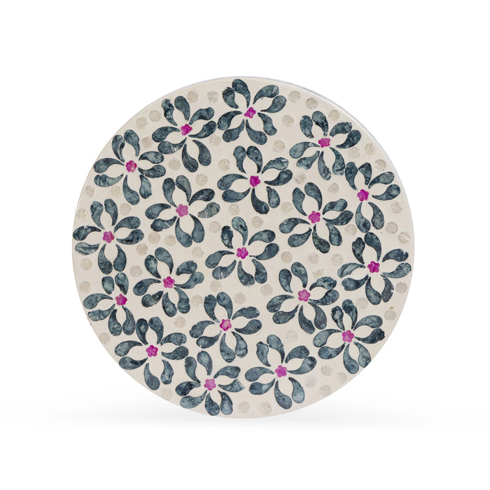 Lorna Capiz Shell Accent Stool