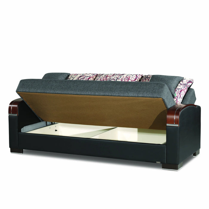 Ottomanson Mobimax Collection Upholstered Convertible Sofabed with Storage
