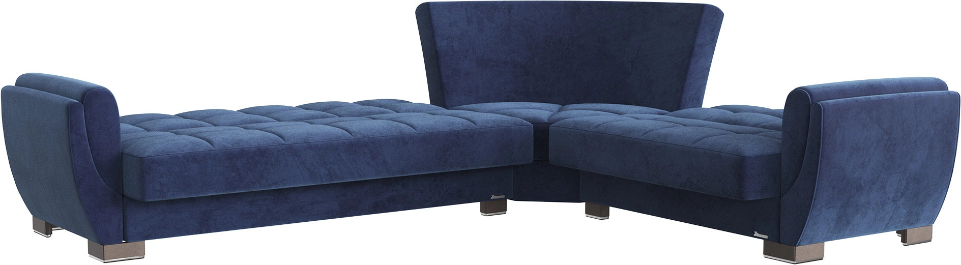 Ottomanson Armada Air Collection Upholstered Convertible Sectional with Storage