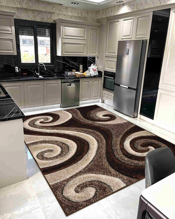 4D SHAGGY Rug Design 6499
