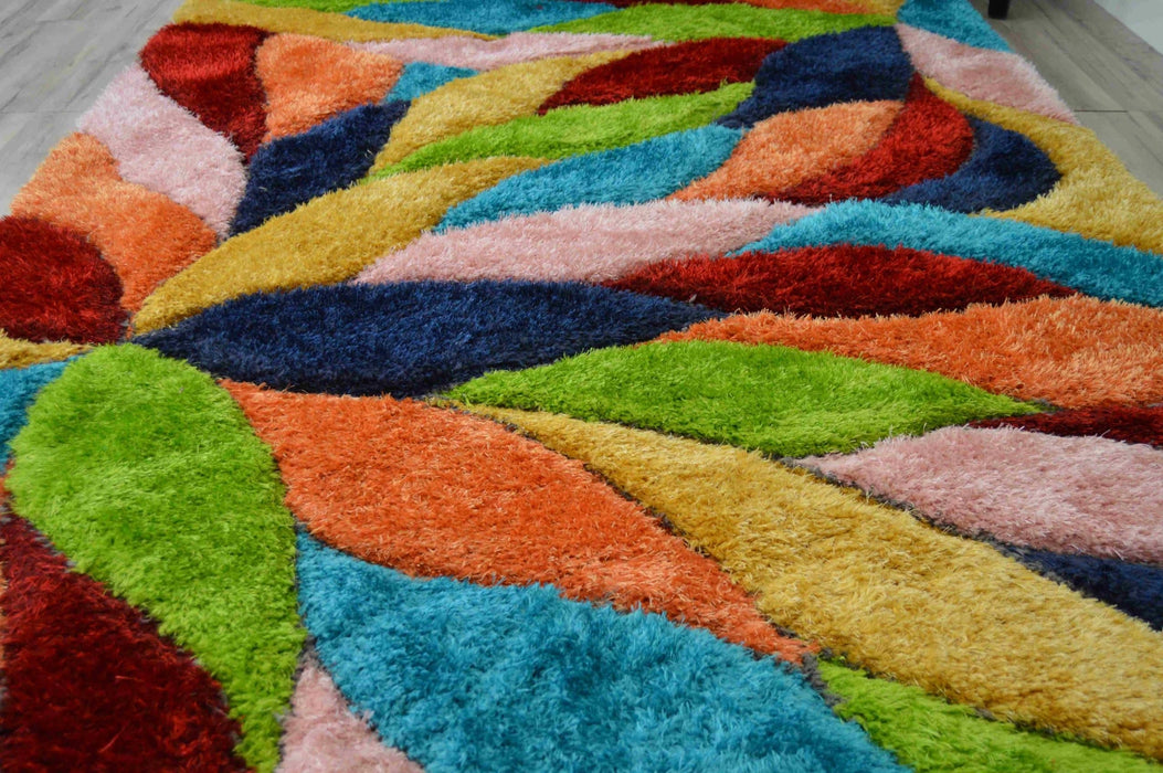 4D Shaggy Rug Design 6994