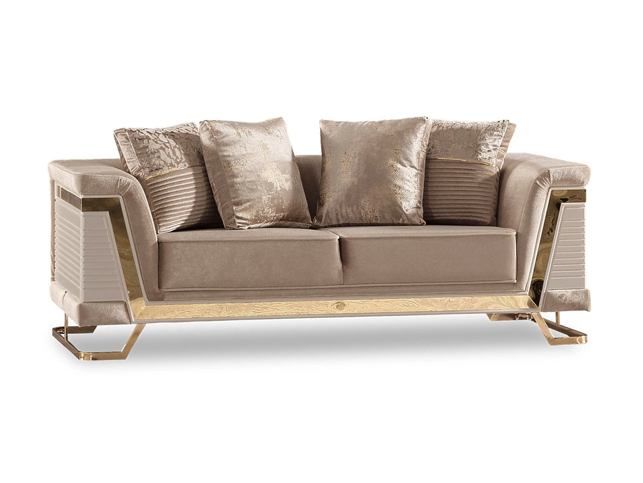 Rixos Stationary Loveseat Beige