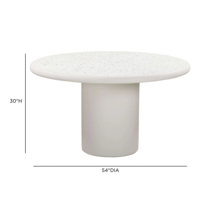 Billy 54" Concrete Terrazzo Indoor/Outdoor Dining Table