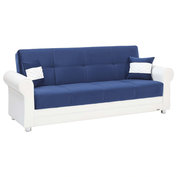 Ottomanson Avalon Collection Upholstered Convertible Sofabed with Storage