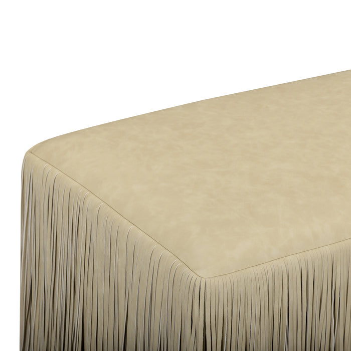 Shag Me 50" Performance Vegan Leather Bench