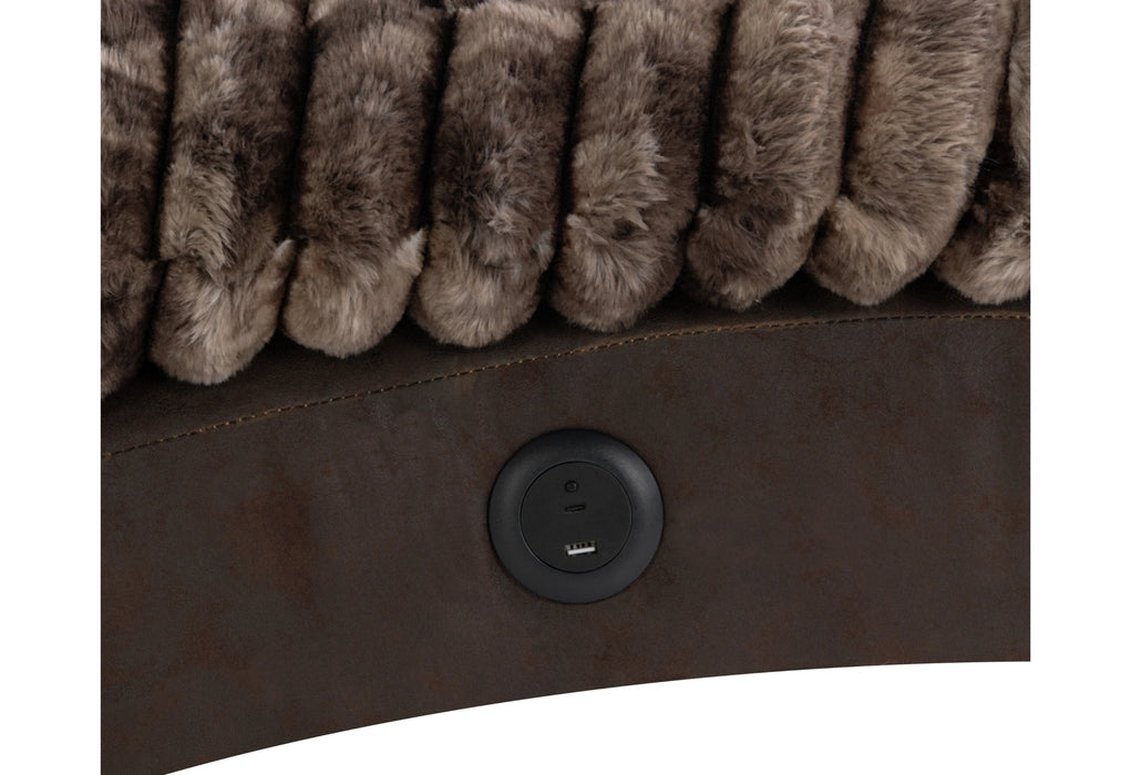 Dominic Mink/Java Chaise with USB