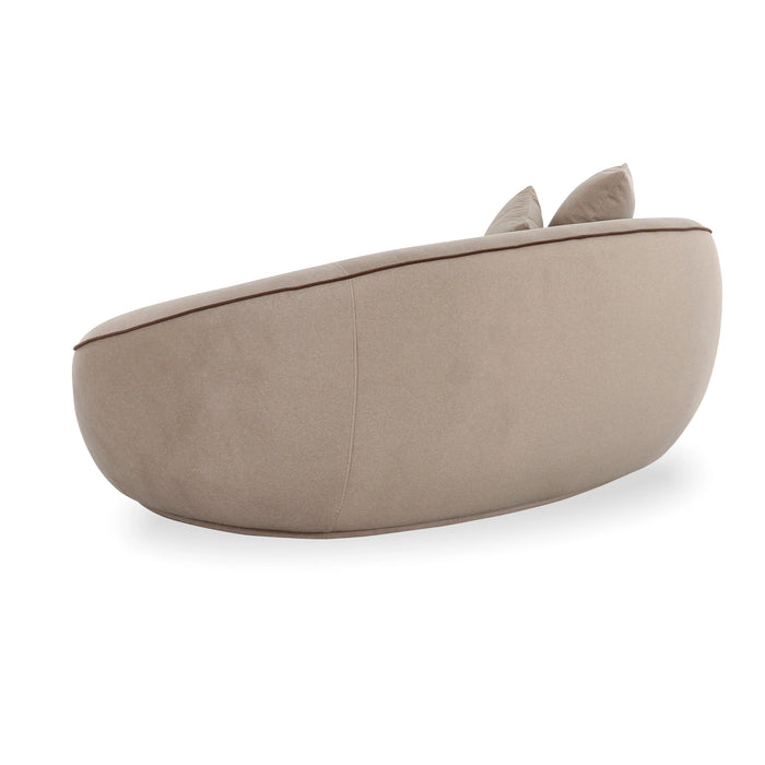 Jenny 78" Taupe Performance Faux Mohair Loveseat